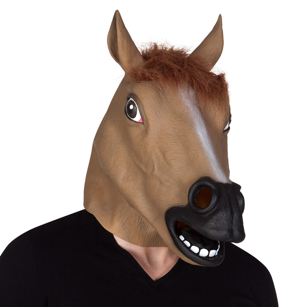 Latex Horse Head Mask