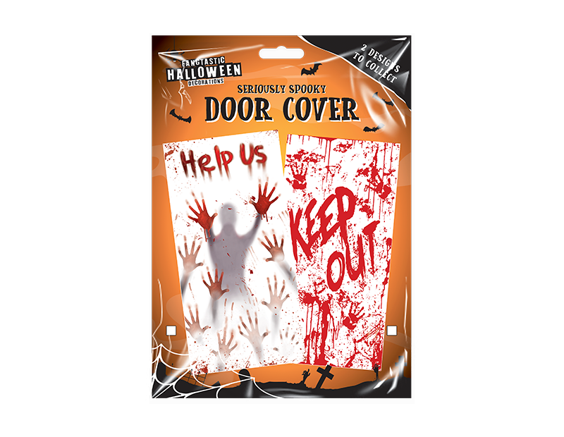 Halloween Scary Door Cover