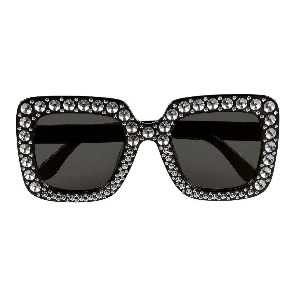 Party glasses Bling bling black