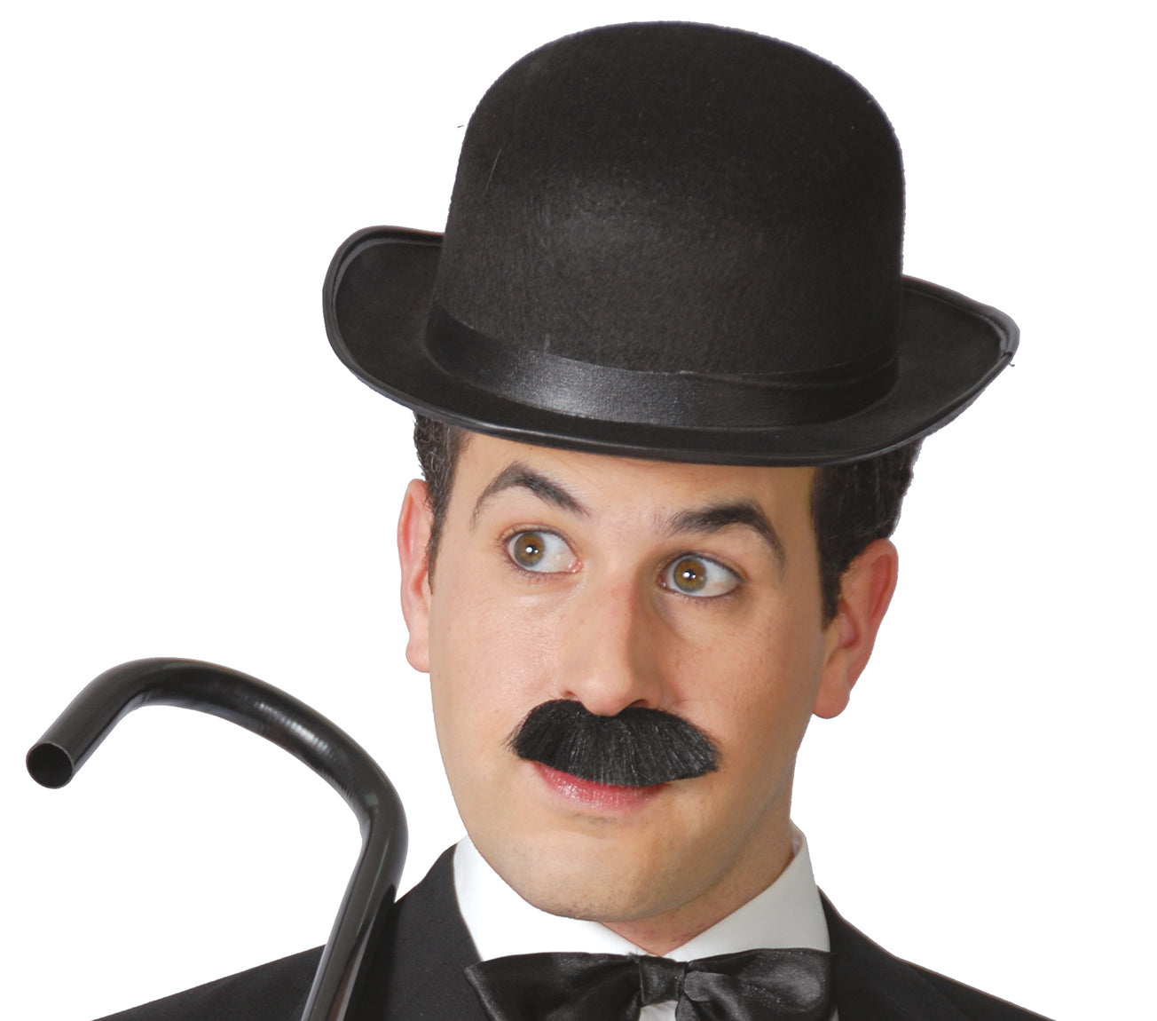 Black Felt Bowler Hat