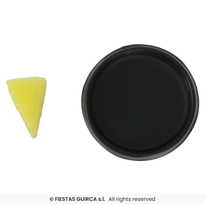 Black makeup with sponge 9 gr