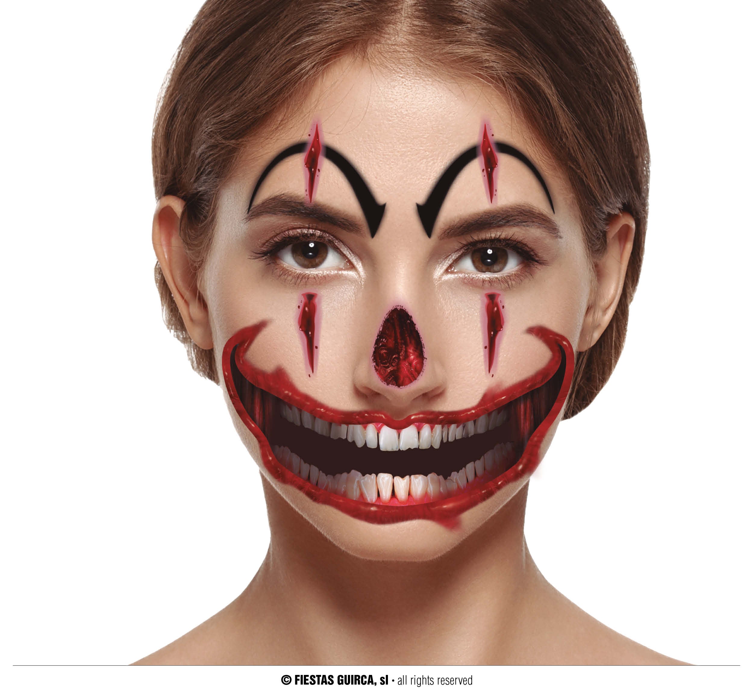 Face Clown Tattoo