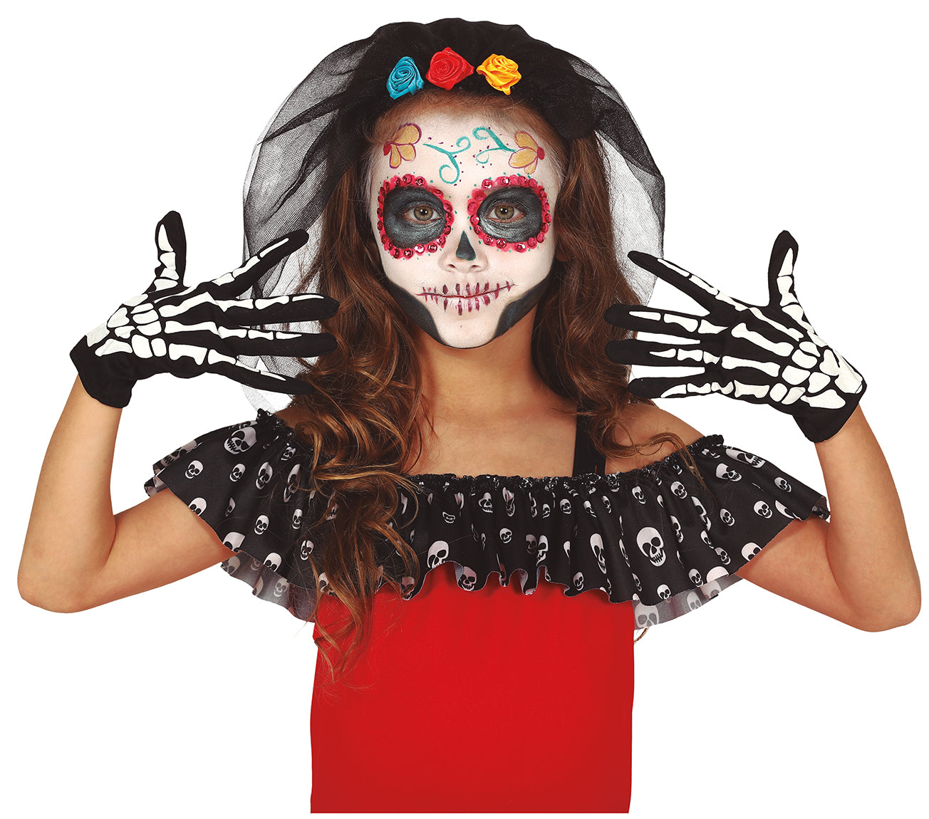 Skeleton Gloves Kids