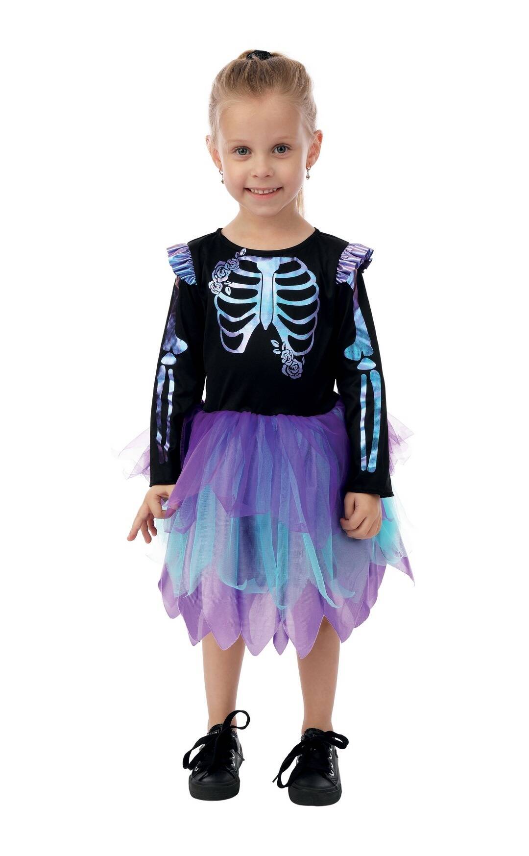 Irridescent Skeleton - Girls Costume