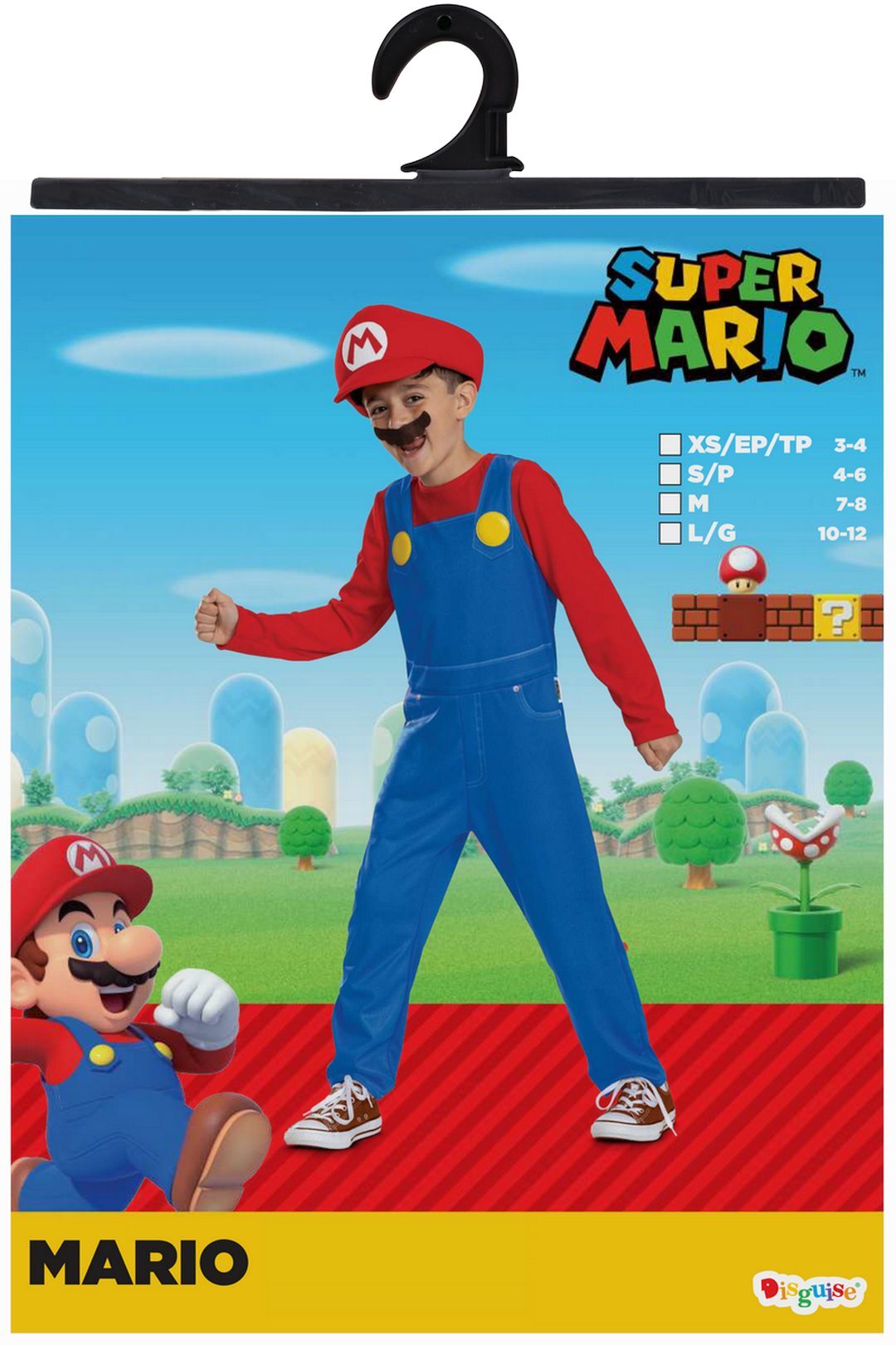 Super Mario™ - Mario Elevated Costume - Classic - Boys