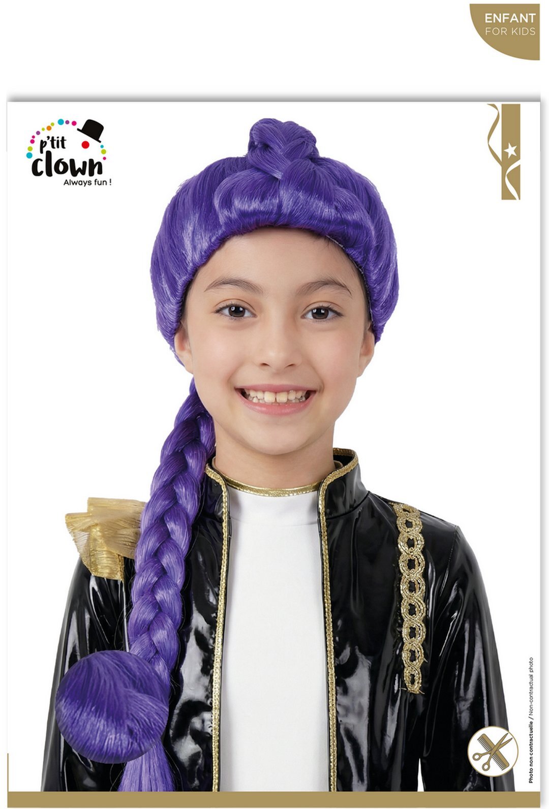 Kpop Wig - Purple - Kids