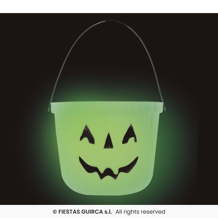 Glow In The Dark Pumpkin Bucket