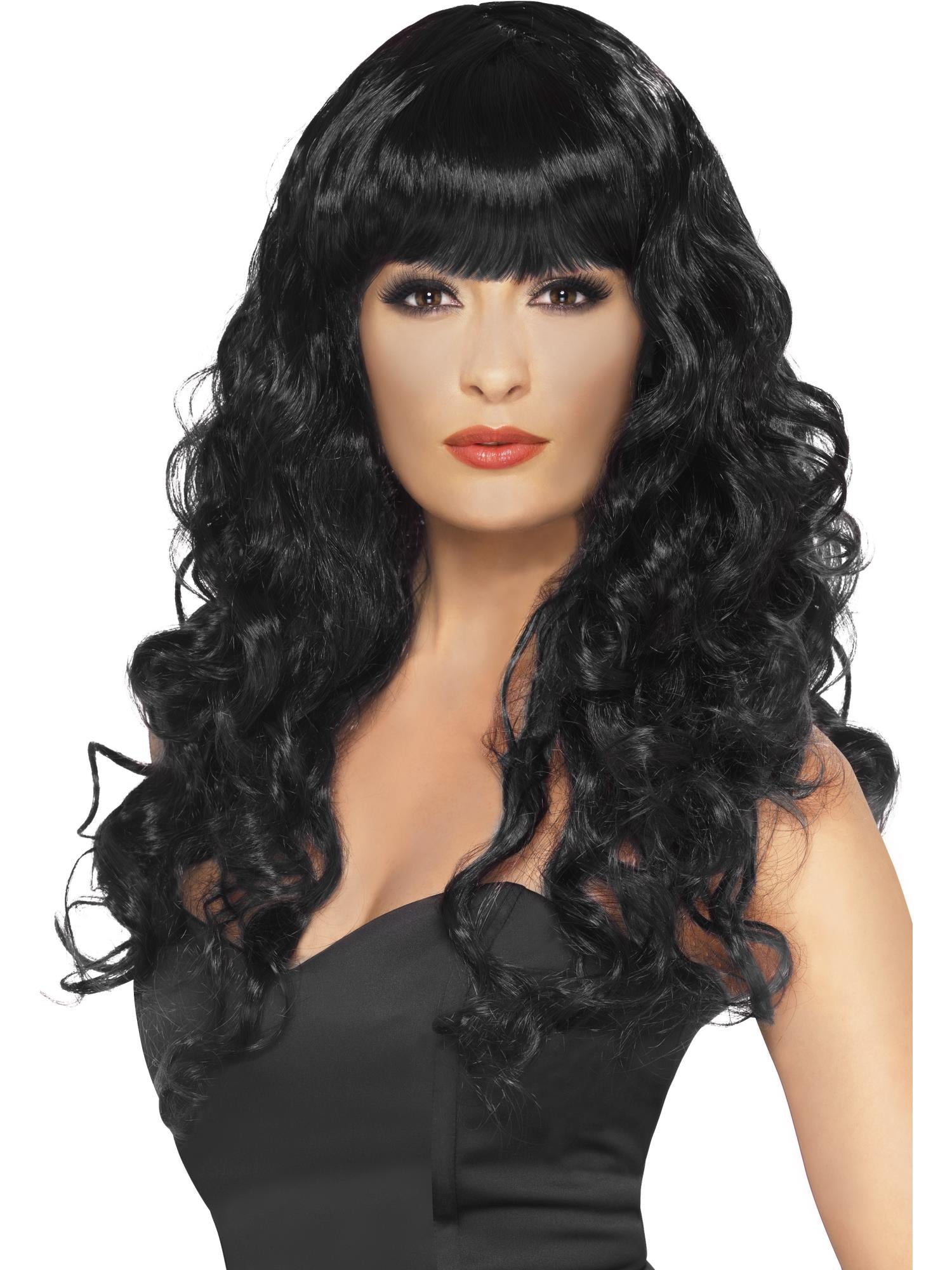 Siren Black Wig