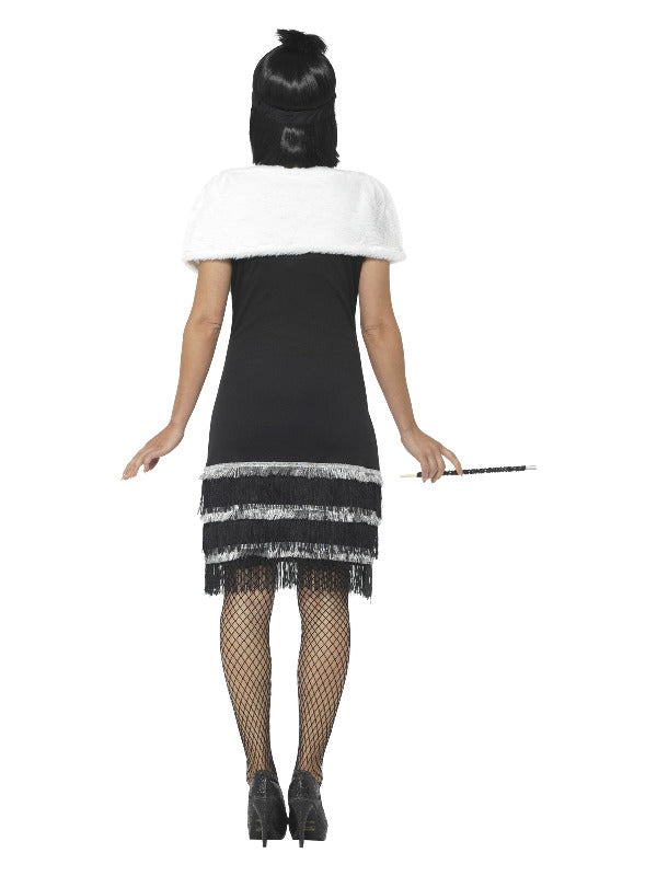 Flapper Costume Black wth Headband