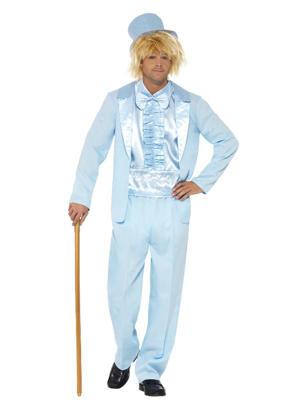 90s Stupid Tuxedo Costume Blue
