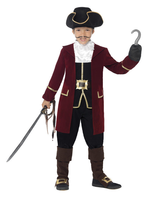 Deluxe Pirate Captain Costume Black