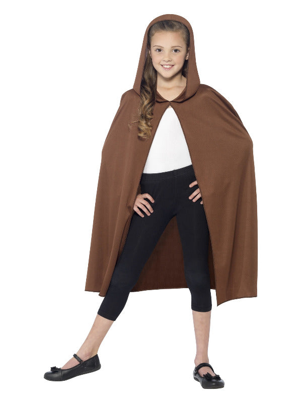 Brown Hooded Cape