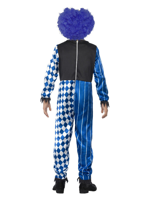 Deluxe Sinister Clown Costume Blue
