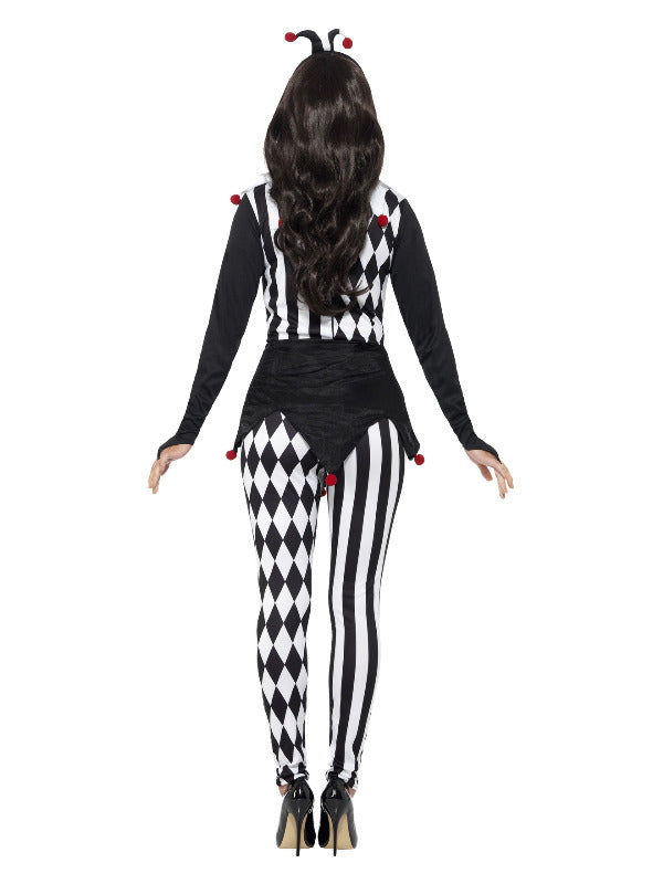 Female Jester Costume Black