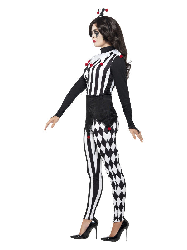 Female Jester Costume Black