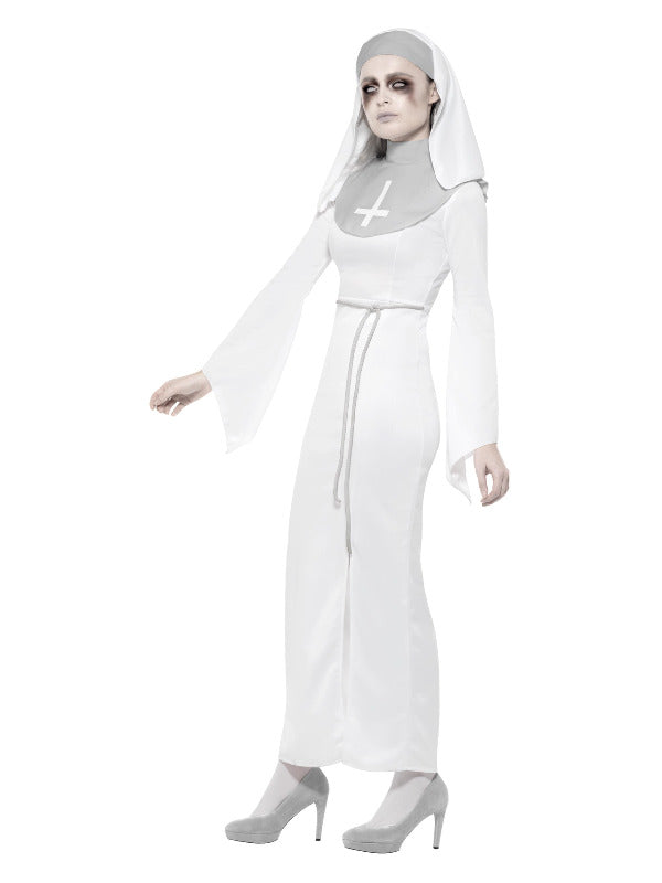 Haunted Asylum Nun Costume White