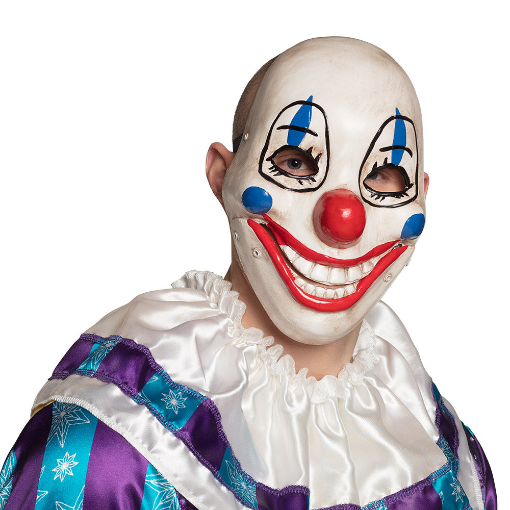 Pvc Face Mask Scary Clown Movable Jaw