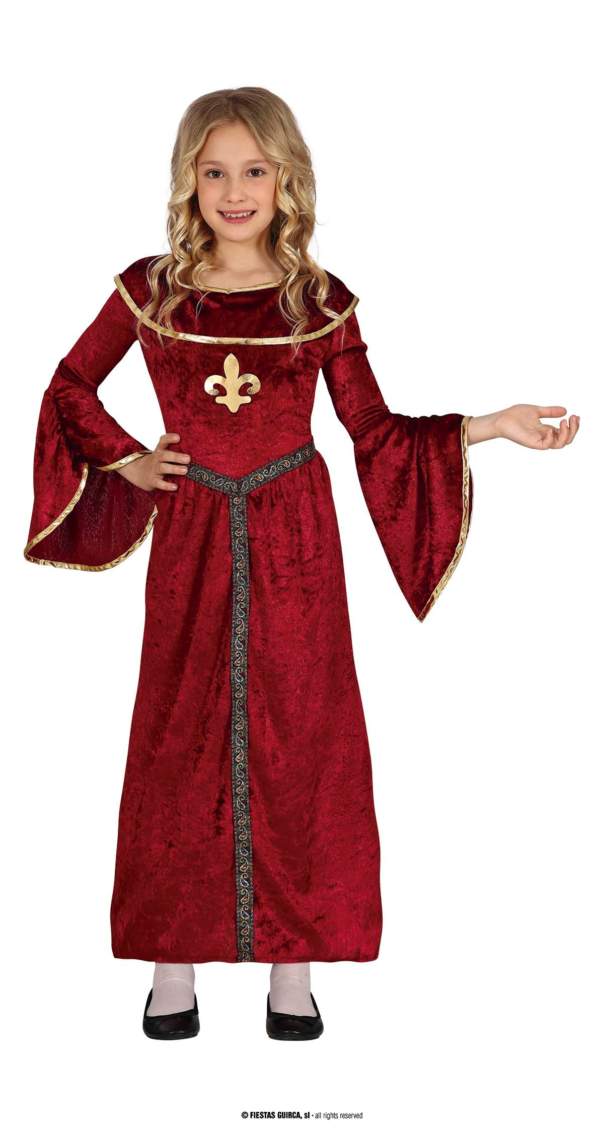 strapless open back dress Deluxe Medieval Viking Princess Costume Blue main image 0