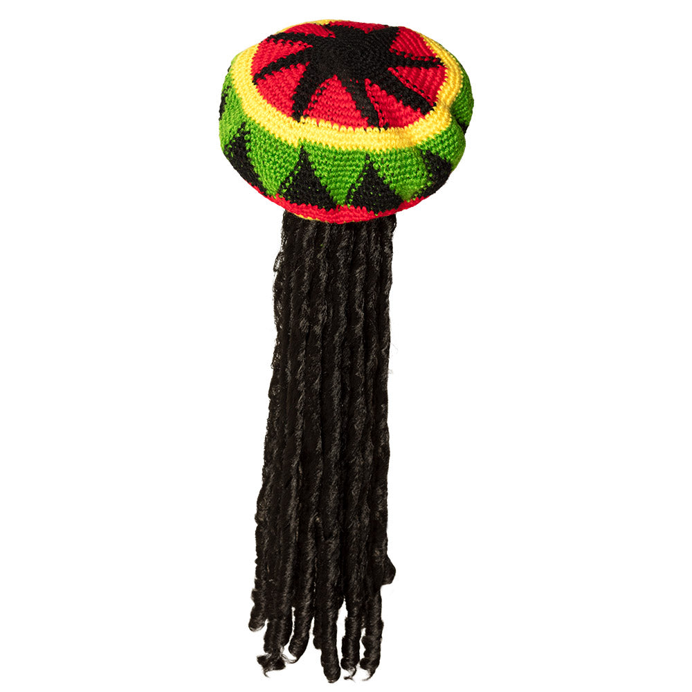 Rasta Hat With Dreadlocks
