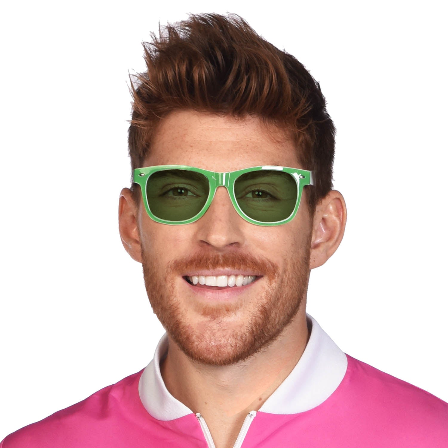 Green Retro Sunglasses