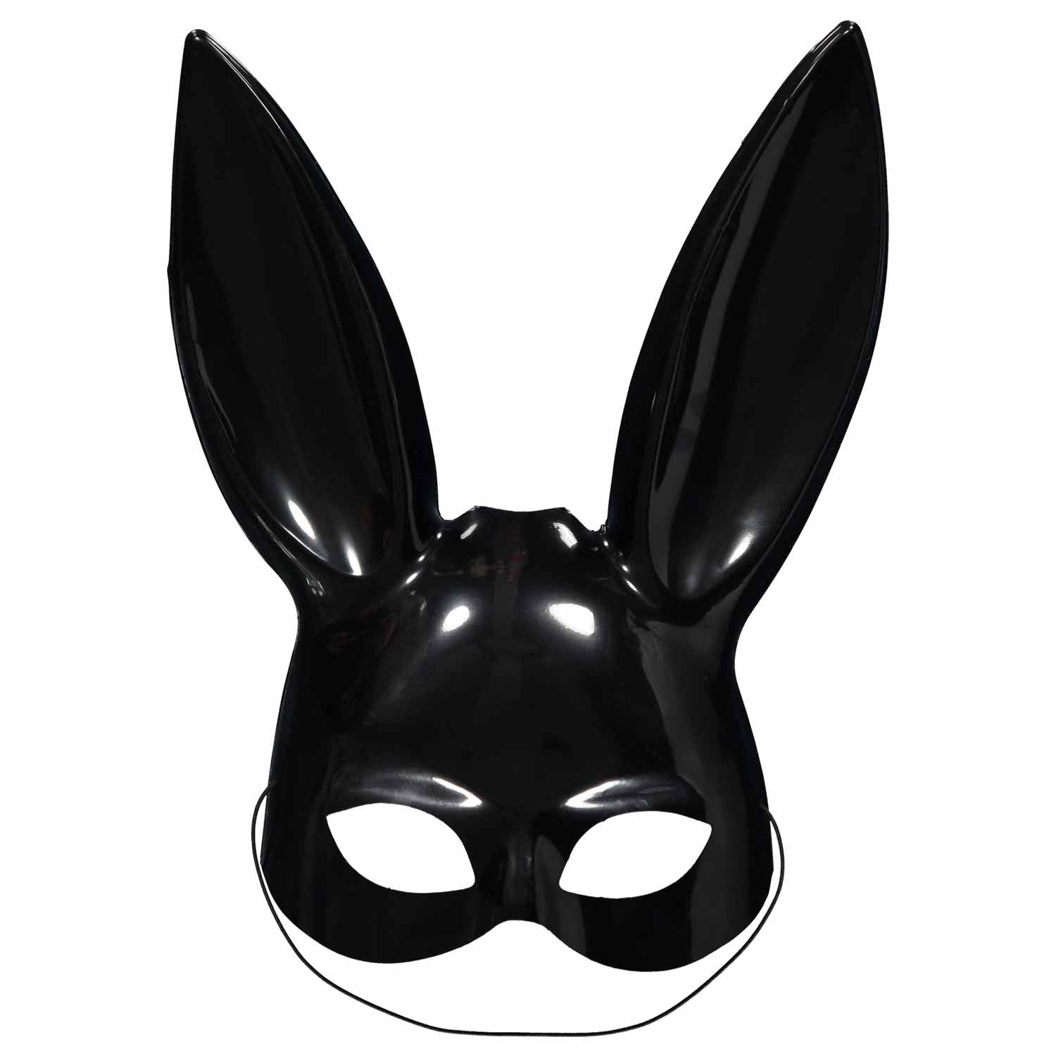 Bunny Half Mask Black