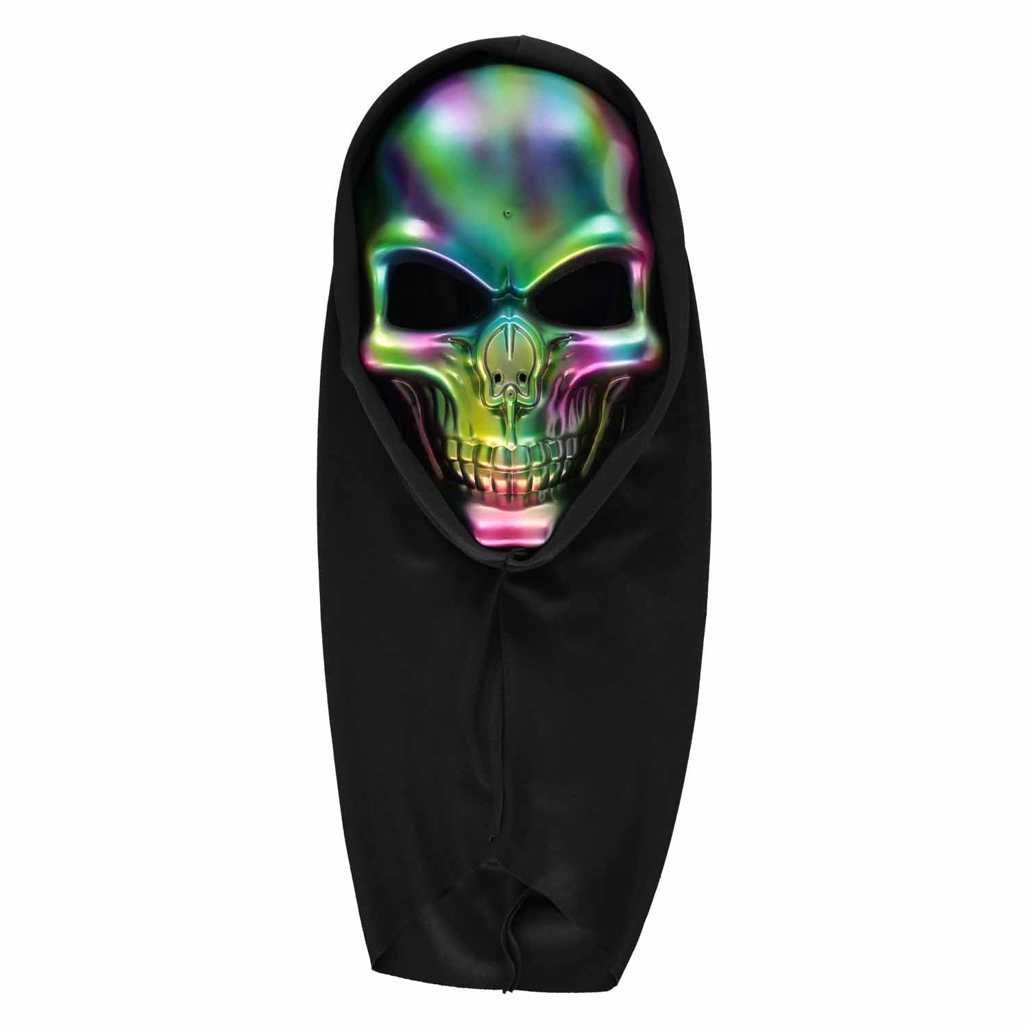 Electroplate Skull Hood