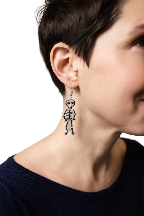 Dancing Skeleton Earrings