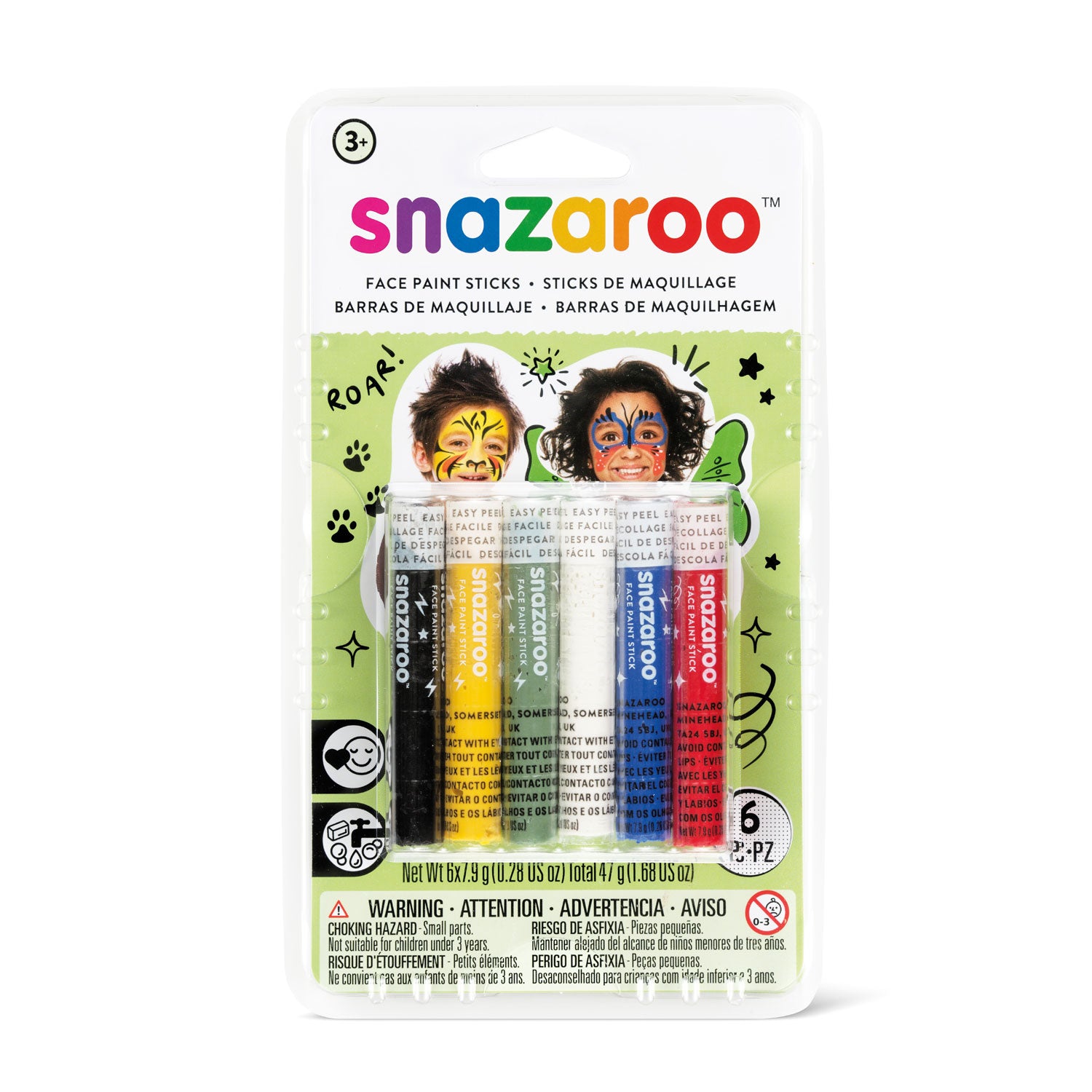 Snazaroo Unisex Face Painting Sticks - Unisex