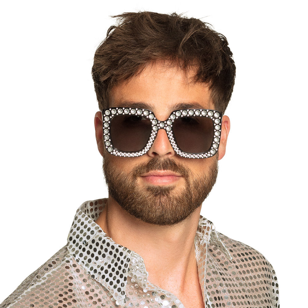 Party glasses Bling bling black