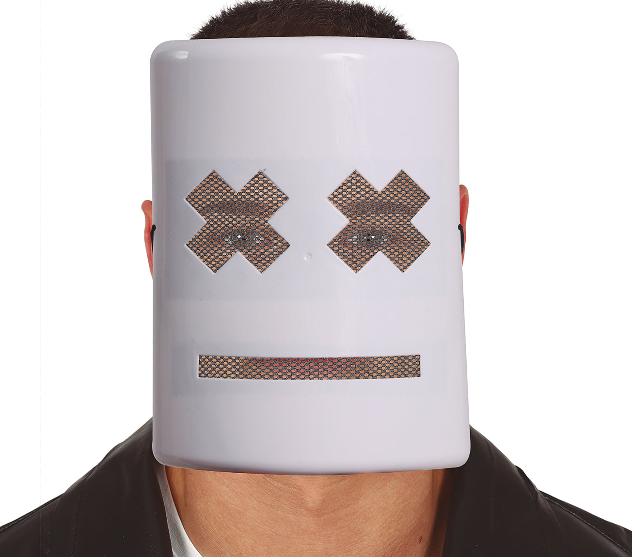 White Mask With Crosses