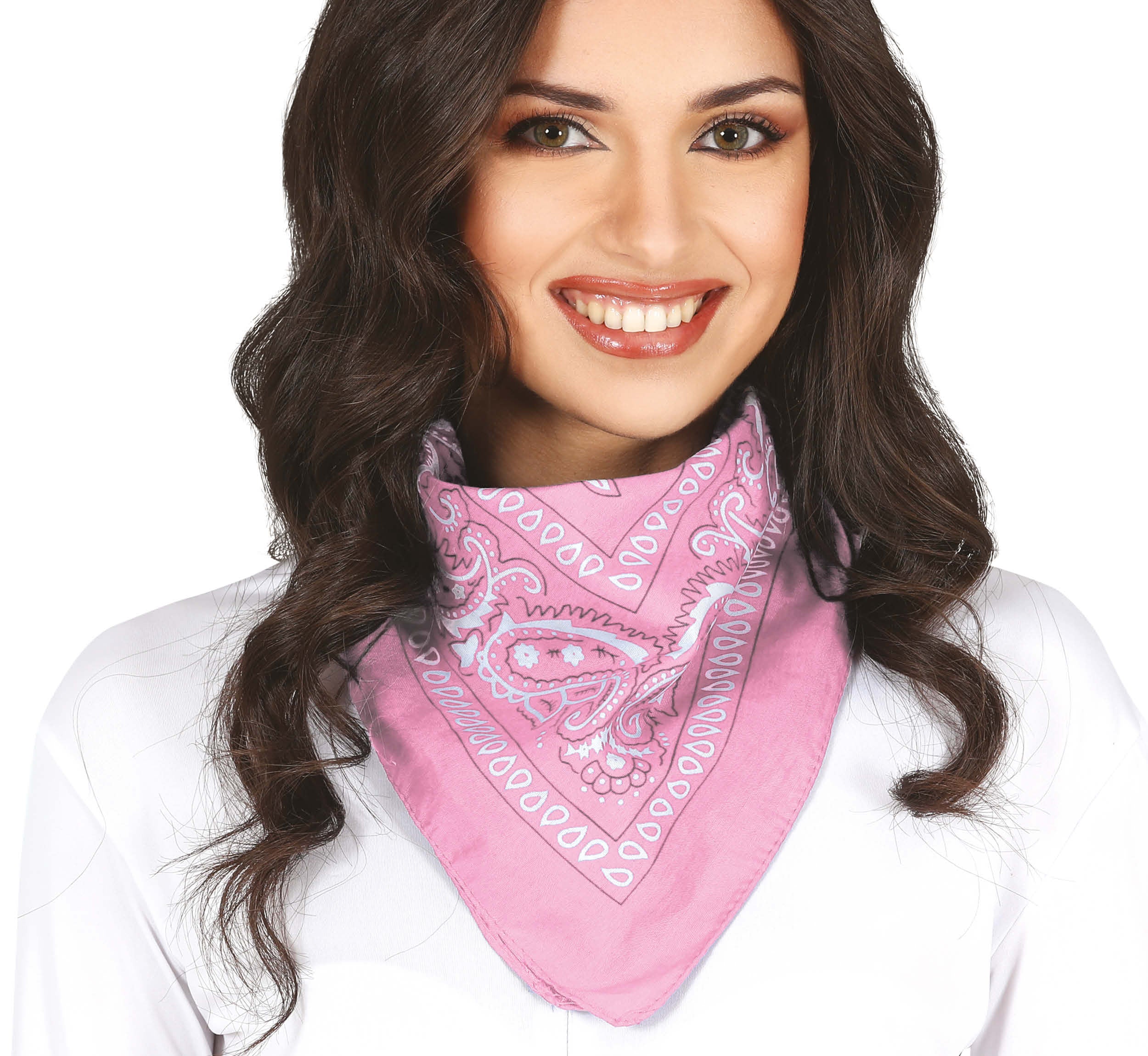 Pink Denim Scarf