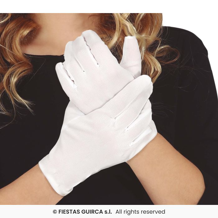 White Childs' Gloves
