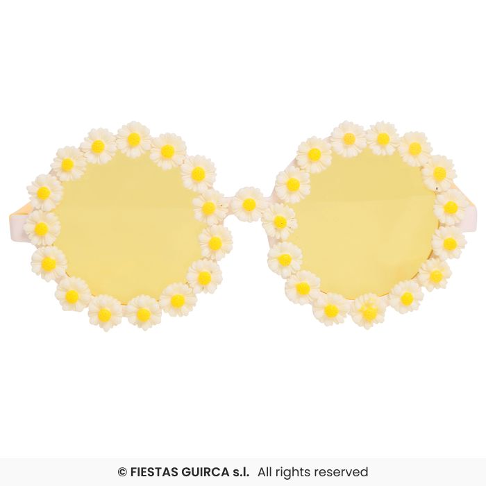 Hippie Glasses W Daisies