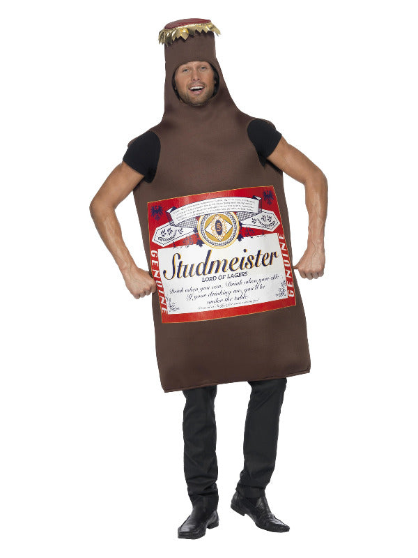Studmeister Beer Bottle Costume Brown