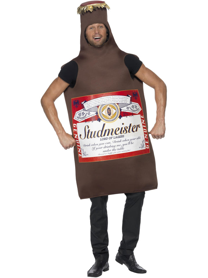 Studmeister Beer Bottle Costume Brown