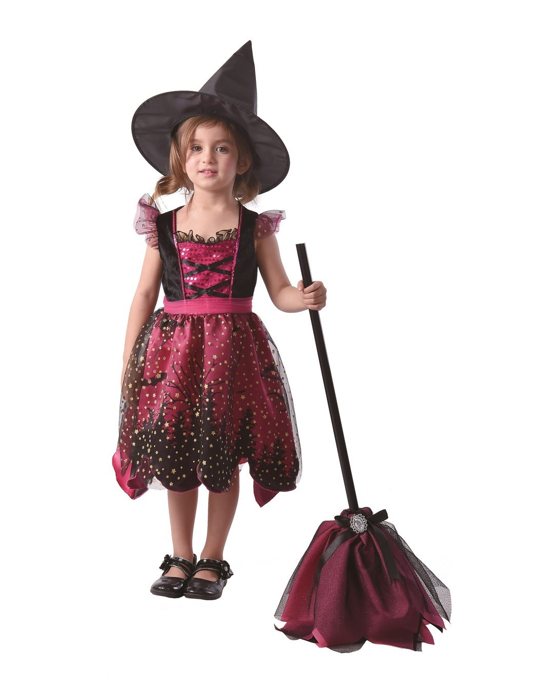 Witch Costume - Pink - Girls