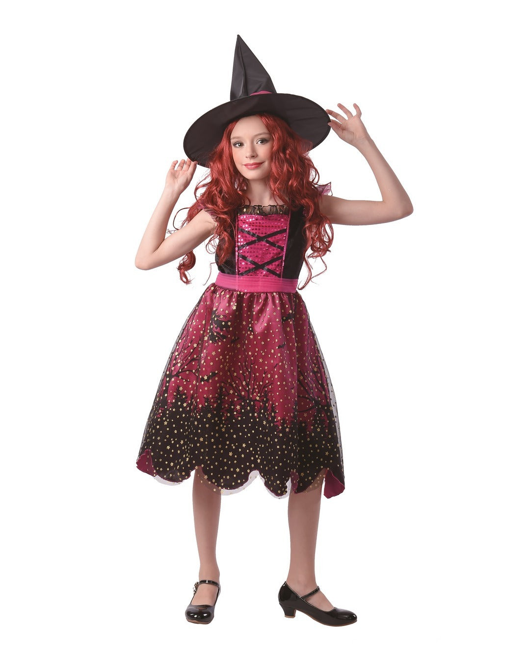 Witch Costume - Pink - Girls