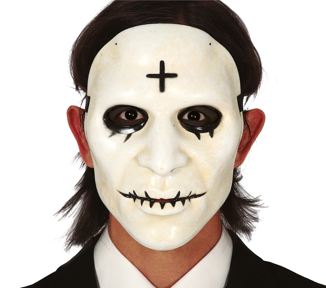 Mask Man With Crucifix