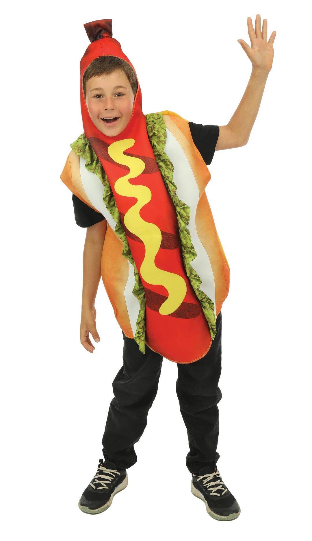 Hotdog costume boys