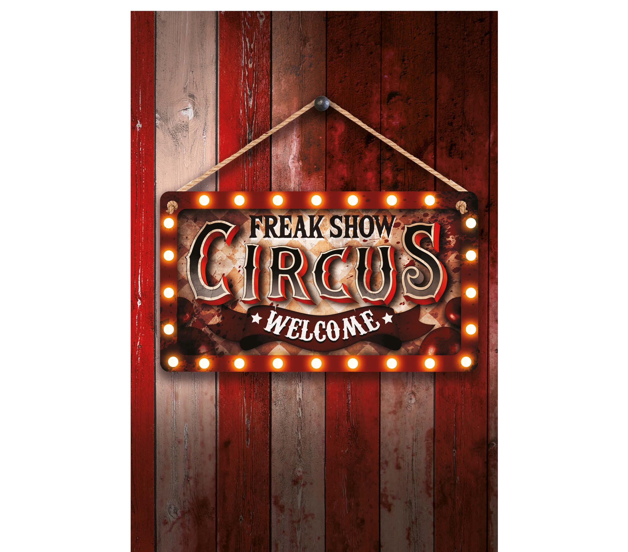 Circus Sign 35x20cm