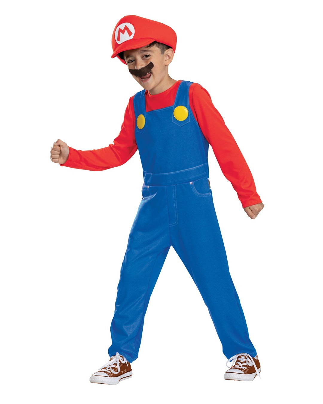 Super Mario™ - Mario Elevated Costume - Classic - Boys