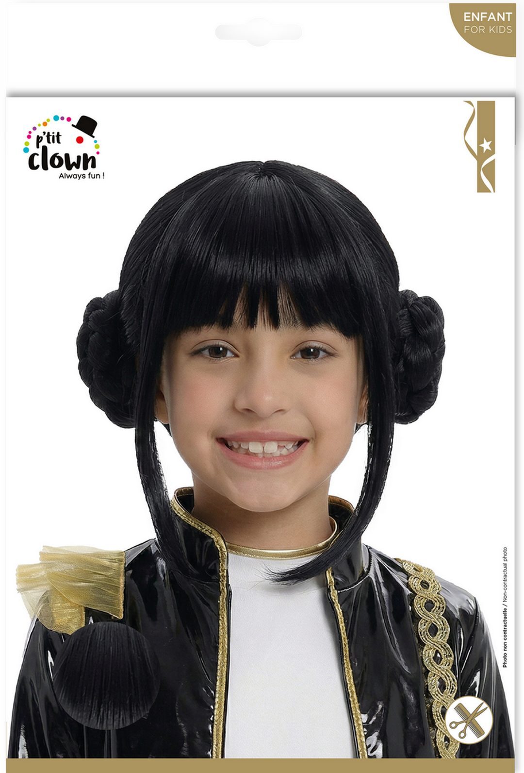 Kpop Wig - Black- Kids