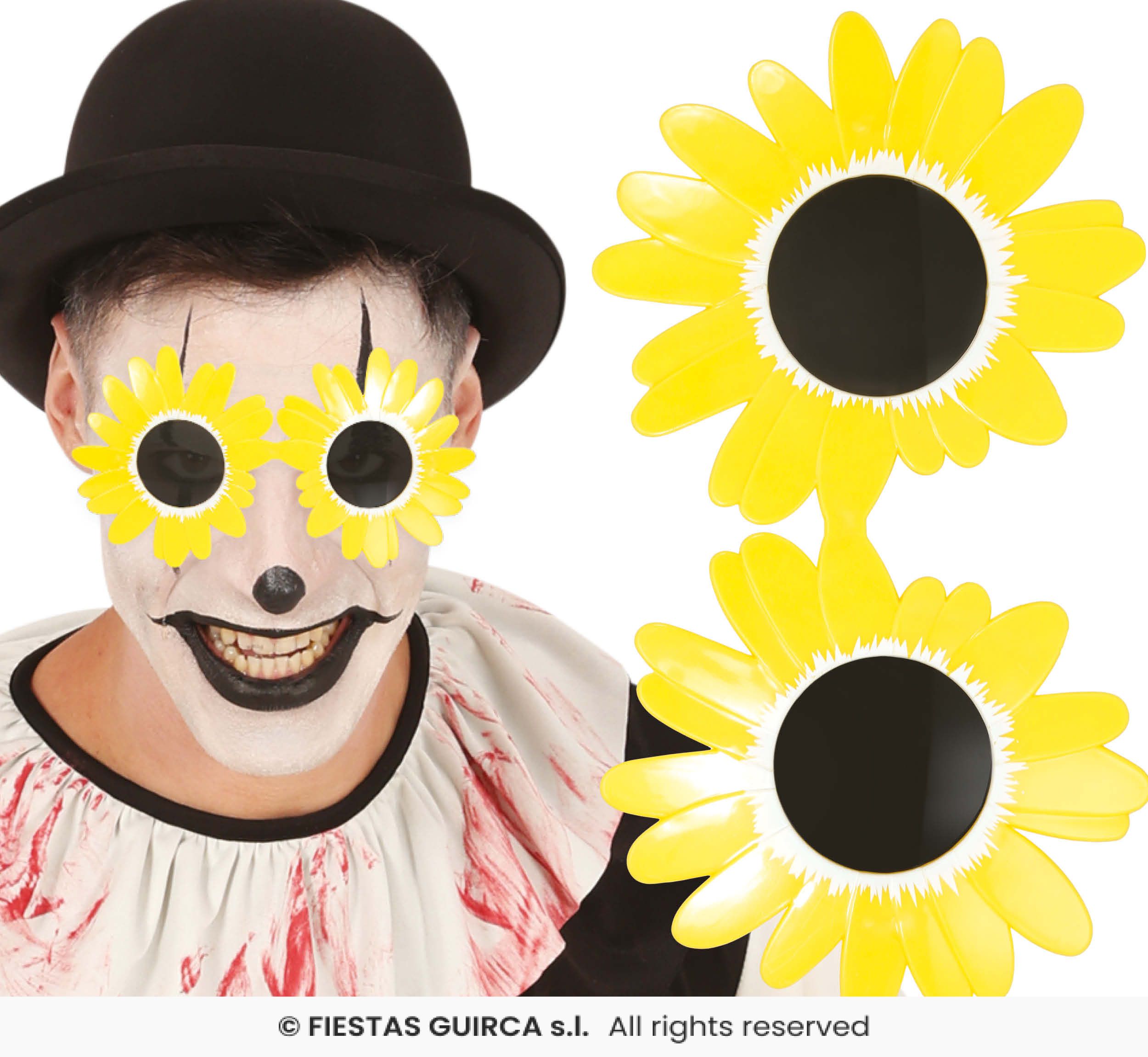 Daisy Glasses Yellow
