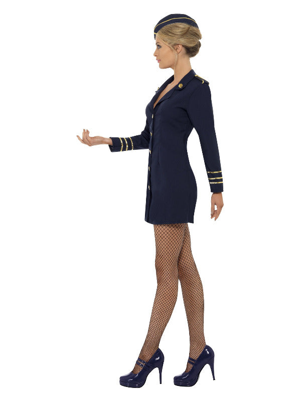 Flight Attendant Costume Navy Blue
