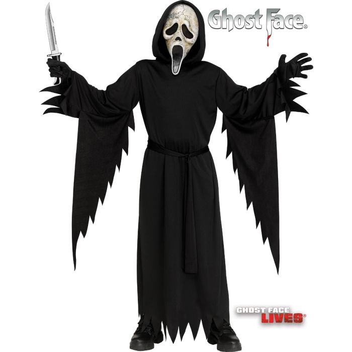 Ghost Face Aged Child Costume