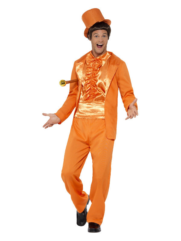 90s Stupid Tuxedo Costume Orange