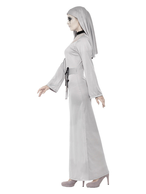 Gothic Nun Costume Grey