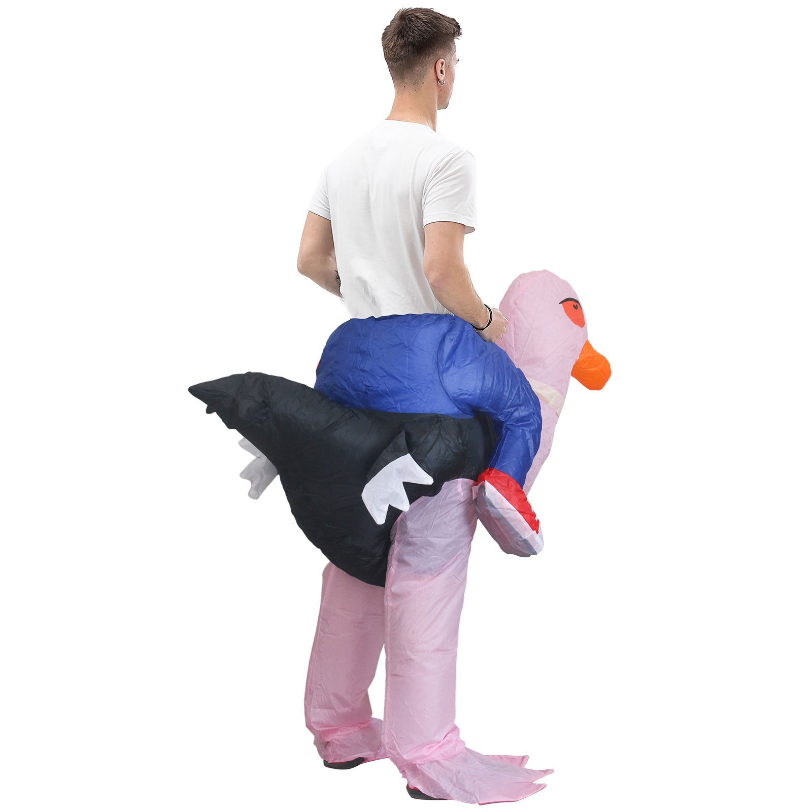 Adults Inflatable Ride- Along Ostrich
