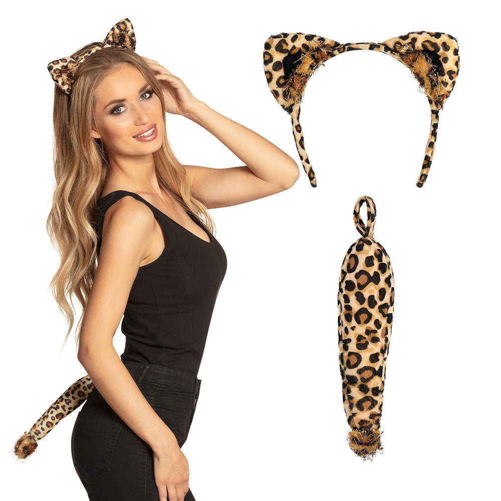 Leopard Set -(Tiara And Tail)