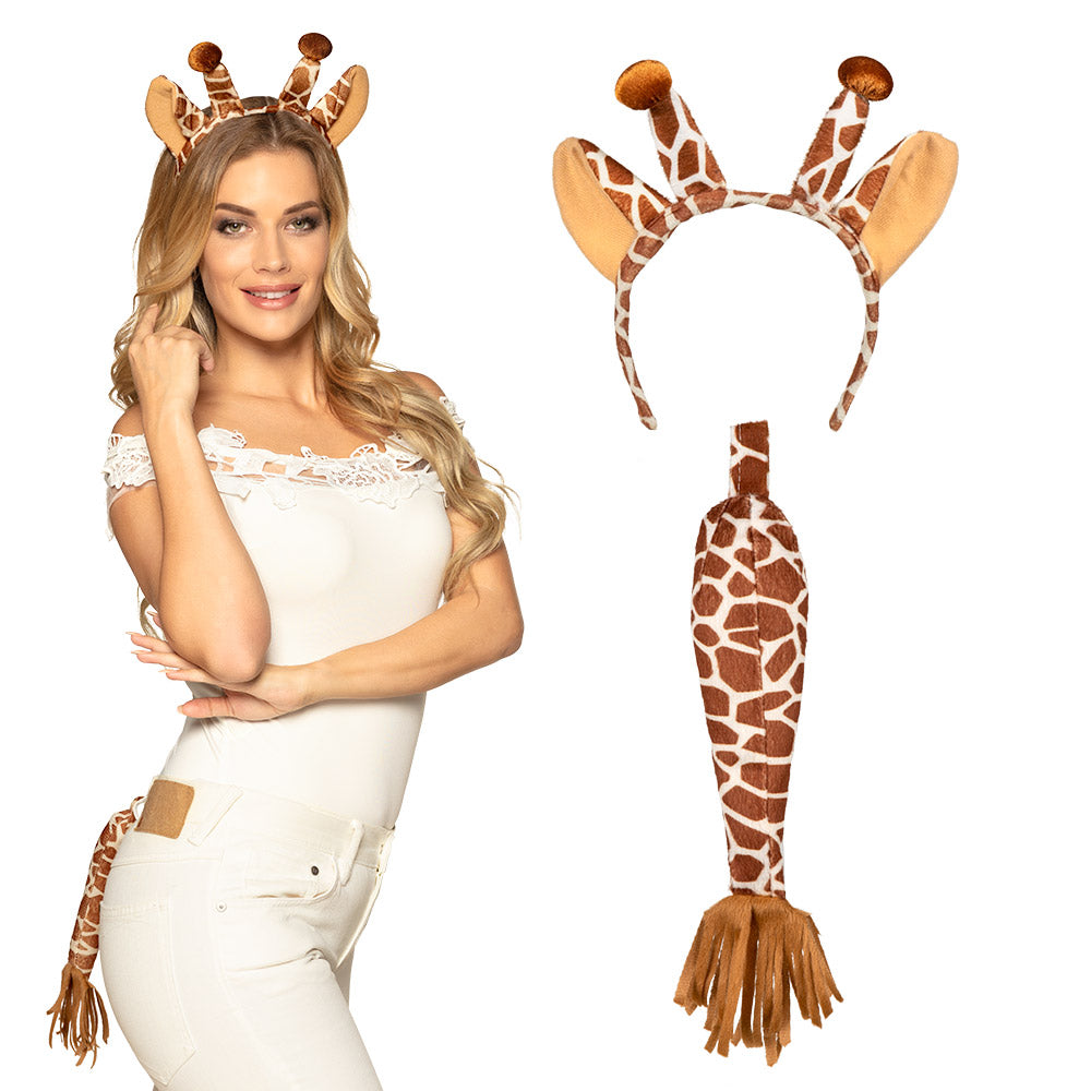 Giraffe Set with Tiara and Tail